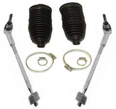 ES#4715985 - 20001-00622 - Porsche Cayenne Inner Tie & Outer Tie Rods Assembly & Rack Boot Kit - Set Of 4 - Featuring Hamburg Technic Front Tie Rods With Boots, and Hardware! Refresh your Steering with Brand New Tie Rods! - Hamburg Tech - Porsche