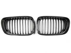 ES#4716006 - ATK-BM-0034 - Autotecknic Carbon Fiber Front Grille Set  - E46 3-Series Coupe Pre-Facelift / M3 - The perfect carbon fiber grille upgrade for your 3-series! - AUTOTECKNIC - BMW