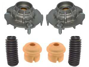ES#4716009 - 20001-00634 - Porsche 997 911 Rear Suspension Shock Mount & Bump Stop With Boot Bellow Kit - Set Of 6 - Featuring Hamburg Technic Rear Shock Mount Refresh Kit! - Hamburg Tech - Porsche