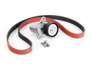 ES#4714572 - 6PK11001KT - Accessory Belt Kit With ECS Performance Kevlar Reinforced Accessory Belt - Keep your drive belt tight with an ECS Performance Kevlar Reinforced Accessory Belt, tensioner, and hardware. - Assembled By ECS - Audi