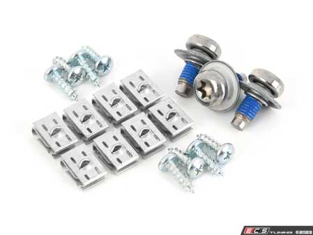 ES#3690643 - wht000729aKT - Front Belly Pan Installation Hardware Kit - Includes all necessary hardware to install your belly pan - Assembled By ECS - Audi