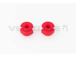 ES#4701623 - POW-022-75 - Polyurethane Rear Sway Bar Bushings - 14.5mm - Red (Street) - Pair - Stiffer bushings allow sway bars to work at their fullest potential - Verkline - Audi