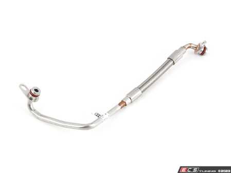 ES#4366549 - 07K145778F - Turbo Oil Line - Feed  - Sends oil from the oil pan to the turbocharger - Genuine Volkswagen Audi - Audi