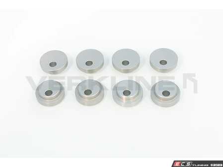 ES#4701658 - SB-K002 - Aluminum Front Subframe Bushings - M10 - Offset - Set of Four - Eliminate movement of the factory front subframe and maintain proper suspension geometry when cornering! - Verkline - Audi