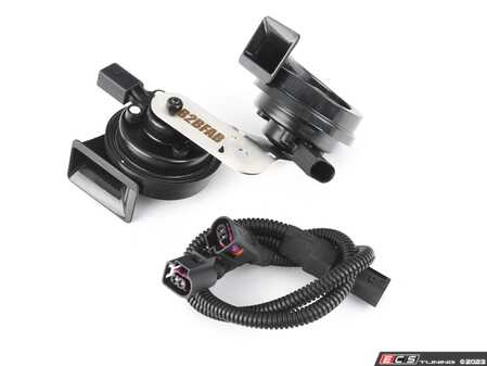 ES#4684874 - B2BFABAUDTHK - B2BFAB Atlas Upgraded Dual Tone Horn Kit - Enjoy the power of a horn that alerts pedestrians, follow motorist, and demands respect rather than laughter! - B2BFAB - Volkswagen