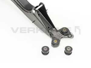ES#4701612 - POW-016-85 - Polyurethane Rear Subframe Bushings - Black (Track) - Set of Four - Eliminate movement of the factory rear subframe and maintain proper suspension geometry when cornering! - Verkline - Audi