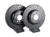 ES#4745197 - 34106797606SKT - Front And Rear Performance Brake Service Kit - Upgrade Your F30's Braking Capabilities with ECS V5 Cross-Drilled & Slotted Rotors and ECS EP24 Enthusiast Performance pads - Assembled By ECS - BMW