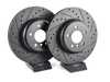 ES#4745197 - 34106797606SKT - Front And Rear Performance Brake Service Kit - Upgrade Your F30's Braking Capabilities with ECS V5 Cross-Drilled & Slotted Rotors and ECS EP24 Enthusiast Performance pads - Assembled By ECS - BMW