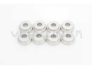 ES#4701663 - SBK-011 - Aluminum Rear Subframe Bushings - Set of Four - Eliminate movement of the factory rear subframe and maintain proper suspension geometry when cornering! - Verkline - Audi