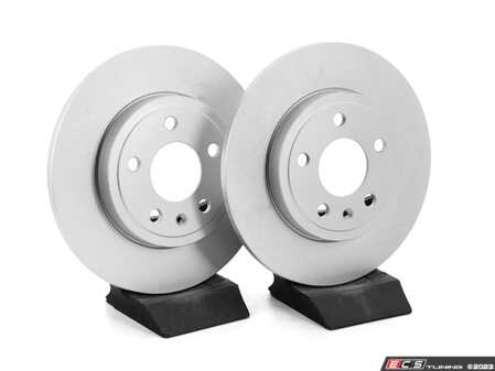 ES#4668243 - 8E0615601M-P - Rear V5 Plain Brake Rotors - Set (288x12)
 - Precision manufactured and featuring a GeoSpec corrosion-resistant coating - ECS - Audi