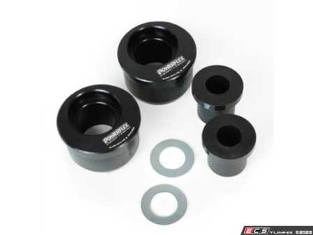 ES#4716184 - PFF5-5303BLK - Front Lower Control Arm Rear Bushing - Aluminum Shell (Offset) - Black Series - Stiffer front lower control arm rear bushings mean better performance for your BMW E36! - Powerflex Black Series - BMW