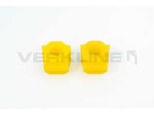 ES#4701626 - POW-023-85 - Polyurethane Front Sway Bar Bushings - 28mm - Yellow (Track) - Pair - Stiffer bushings allow sway bars to work at their fullest potential - Verkline - Audi