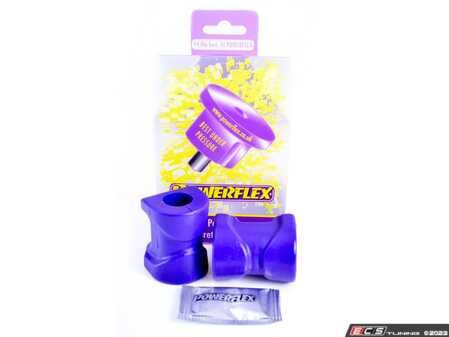 ES#2651302 - PFF5-302-22Bx2 - Race Polyurethane Front Sway Bar Bushing Set 22mm - Black Series - Stiffer bushings allow sway bars to work at their fullest potential - 22mm - Powerflex Black Series - BMW