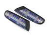 ES#3029620 - 51132410455 - Trim Cover Set With Pad - Speedwell Blue - (NO LONGER AVAILABLE) - These insert into the the side scuttle turn signal light as a decor upgrade - Genuine MINI - 