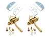 ES#4716262 - 91153195700KT - Door Stop Check Kit  - Featuring Hamburg Technic Door Check Repair Kit, includes all hardware needed to replace both sides! - Hamburg Tech - Porsche