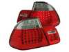 ES#4716280 - anz321004 - Anzo BMW Taillights - 3 Series E46 Sedan - Red/Clear - Plug and play red/clear housings for a unique look and improved visibility. Select your favorite bulbs! - Anzo - BMW