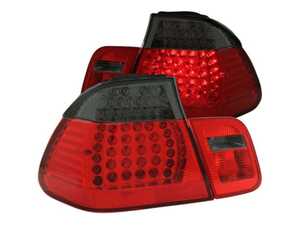 ES#4716285 - anz321126 - Anzo BMW Taillights - 3 Series E46 Sedan - Red/Smoke - Plug and play red/smoked housings for a unique look and improved visibility. Select your favorite bulbs! - Anzo - BMW