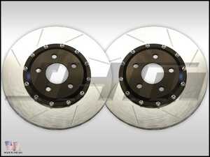 ES#4716291 - JHM-1021B9RS5  - Lightweight Rear Rotors 2-Piece - Pair (330mm) - Direct bolt-on replacement - 2.25 lbs. less each. - JH Motorsports  - Audi