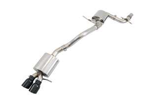 ES#4722784 - AWEMK6JET14TR - AWE Touring Edition Exhaust System - MK6 Jetta 1.4T - Replaces the factory exhaust from the downpipe back, featuring a straight-through resonator and AWE's 180 Technology in the rear muffler section. - AWE - Volkswagen