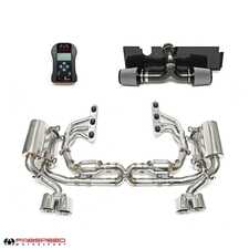 ES#4716349 - FS.POR.997.SPKGC - Fabspeed Porsche 997 Carrera Performance Exhaust Package - Carbon Fiber Exhaust Tips - This package is a complete high-performance exhaust & intake solution for the 997 Carrera. - Fabspeed - Porsche