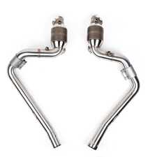 ES#4716370 - FS.MER.GT.SC - Fabspeed Mercedes-Benz AMG GT/GTR/GTS Sport Cat Downpipes (2015-2021) - Constructed from 100% T304L high-quality stainless steel! More power across the RPM band, and Faster turbo spool and reduced turbo lag! - Fabspeed - Mercedes Benz