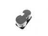 ES#418366 - 7L6858602C9B9 - Cup Holder Assembly - Satin Black - Located in the center console and includes rubber insert - Genuine Volkswagen Audi - Volkswagen
