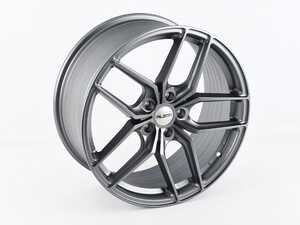ES#4629995 - 370-2KT - 19" Style 370 Wheels - Set Of Four - 19"x8.5" ET35 66.6CB 5x112 - Gloss Gunmetal - Alzor - Audi BMW MINI