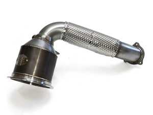 ES#4719612 - FS.POR.971V6.SCD - Fabspeed Porsche 971 Panamera V6 (2017+) Primary Sport Catalytic Converter Downpipe  - Made in the USA! 100% Bolt On Installation. Simple DIY installation; no cutting or welding required - Fabspeed - Porsche