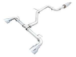 ES#4715918 - AWEMK8GTITK - AWE Track Edition Exhaust System - MK8 GTI - Replaces the factory exhaust and includes a straight-through resonator, but does not include AWE 180 Technology. Perfect for those who like it loud. - AWE - Volkswagen