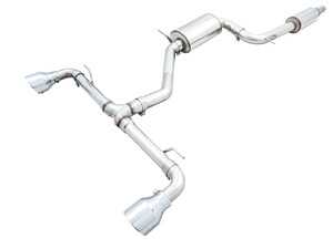ES#4722785 - AWEMK8GTITR - AWE Touring Edition Exhaust System - MK8 GTI - Replaces the factory exhaust from the downpipe back, featuring a straight-through resonator and AWE's 180 Technology in the rear muffler section. - AWE - Volkswagen
