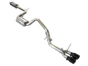 ES#4723164 - AWEMK7GSWTR - AWE Touring Edition Exhaust System - MK7 Golf SportWagen 1.8T - Replaces the factory exhaust from the downpipe back, featuring a straight-through resonator and AWE's 180 Technology in the rear muffler section. - AWE - Volkswagen