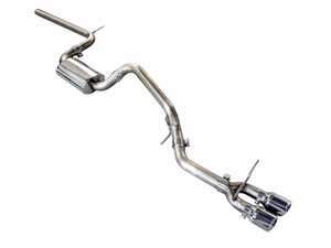 ES#4723163 - AWEMK7GSWTK - AWE Track Edition Exhaust System - MK7 Golf SportWagen 1.8T - Replaces the factory exhaust from the downpipe back and includes a straight-through resonator, but does not include AWE 180 Technology. Perfect for those who like it loud. - AWE - Volkswagen