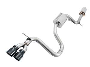 ES#4723191 - AWEMK7GOLF18TR - AWE Touring Edition Exhaust System - MK7 Golf 1.8T - Replaces the factory exhaust from the downpipe back, featuring a straight-through resonator and AWE's 180 Technology in the rear muffler section. - AWE - Volkswagen