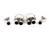 ES#1893836 - 16814 - Cat Back Exhaust - 2.5" stainless steel with quad 3.5" polished stainless tips - Magnaflow - 