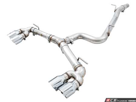 ES#4723525 - AWEMK75RTK - AWE Track Edition Exhaust System - MK7.5 Golf R - Takes all of the precision engineering and performance of its SwitchPath&trade; counterpart, minus the valve on the passengers side and the muffler on the drivers side. The result is a constant valve open mode. - AWE - Volkswagen