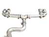 ES#4723525 - AWEMK75RTK - AWE Track Edition Exhaust System - MK7.5 Golf R - Takes all of the precision engineering and performance of its SwitchPath&trade; counterpart, minus the valve on the passengers side and the muffler on the drivers side. The result is a constant valve open mode. - AWE - Volkswagen