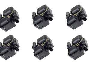 ES#4723560 - 0001587803Set6 - Ignition Coil Pack - Set Of 6 - Featuring Hamburg Technic Set Of 6 Coil Packs - One (1) Required Per Cylinder - Hamburg Tech - Mercedes Benz