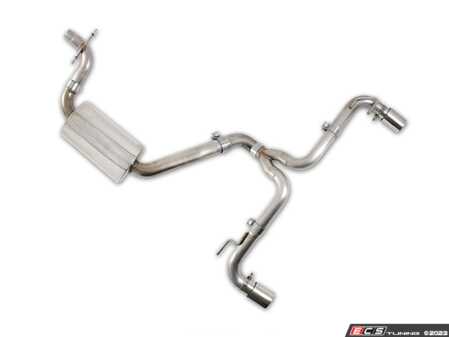 ES#4723544 - AWEMK6GTI - AWE Performance Exhaust System - MK6 GTI - Crafted from mandrel bent T304 Stainless Steel and replaces the rear exhaust section from the downpipe back. - AWE - Volkswagen