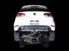ES#4723544 - AWEMK6GTI - AWE Performance Exhaust System - MK6 GTI - Crafted from mandrel bent T304 Stainless Steel and replaces the rear exhaust section from the downpipe back. - AWE - Volkswagen