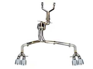 ES#4723701 - AWEC7S6TK - AWE Track Edition Exhaust System - Audi C7 S6 4.0T - Takes the engineered design of its Touring counterpart and replaces the AWE 180 Technology resonators with straight pipe sections for an even bigger dose of 4.0T attitude! - AWE - Audi