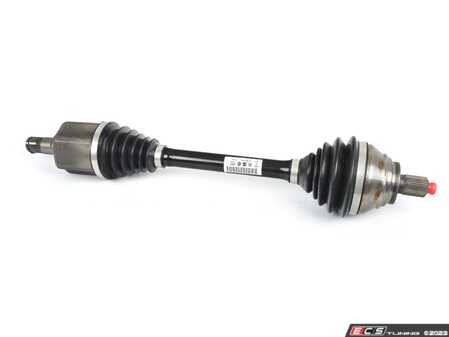 ES#343209 - 3C0407271AS - Complete Axle Assembly - Left  - Driveshaft with inner and outer CV joints - Genuine Volkswagen Audi - Volkswagen