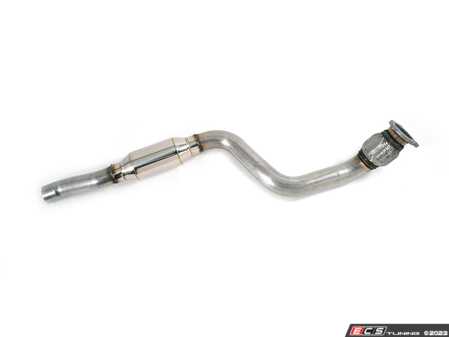 ES#4043930 - 3215-11020 - AWE Resonated Performance Downpipe - B8/B8.5 2.0T - Designed using CAD modeling software to produce smooth gradual bends, eliminating flow interference. - AWE - Audi