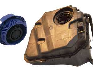 ES#4726300 - 420121403 - Coolant Expansion Tank With Cap - Coolant level sensor enclosed in tank, and includes cap! - Hamburg Tech - Audi