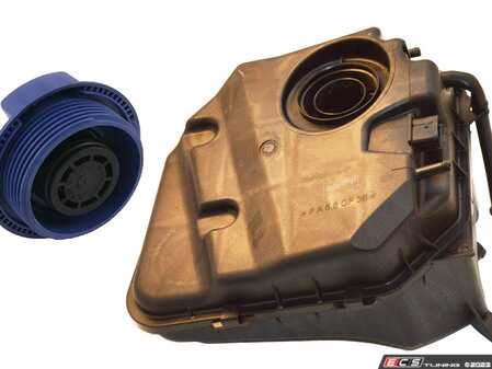 ES#4726300 - 420121403 - Coolant Expansion Tank With Cap - Coolant level sensor enclosed in tank, and includes cap! - Hamburg Tech - Audi
