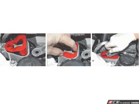 ES#4348496 - PFF40-120BLK - Upper Engine Mount Insert - Race - Fill the voids in the factory mount to reduce flex - Powerflex Black Series - Mercedes Benz