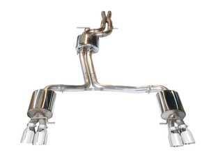 ES#4726393 - AWEB85S530TR - AWE Touring Edition Exhaust System - Audi B8.5 S5 3.0T - Remarkably civil while idling/part throttle cruising, but unleashed at full throttle produces what some have called a war-cry wail. Features AWE's proprietary 180 Technology resonators. - AWE - Audi
