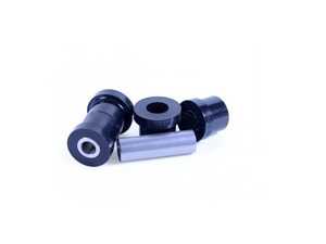 ES#2650532 - PFF85-211BLK - VW Golf Mk1 / Scirocco / Porsche 924, 944 Front Control Arm Bushings Set - Black Series - Replace your worn & loose and spongy stock rubber bushings! - Powerflex Black Series - Volkswagen Porsche