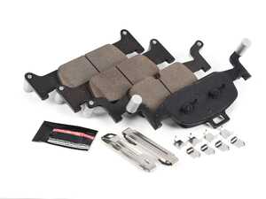 ES#4669236 - Z23-1897 - Z23 Evolution Sport Front Brake Pad Set - Carbon fiber infused low-dust ceramic brake pads with hardware - Power Stop - Audi