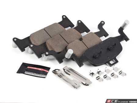ES#4669236 - Z23-1897 - Z23 Evolution Sport Front Brake Pad Set - Carbon fiber infused low-dust ceramic brake pads with hardware - Power Stop - Audi