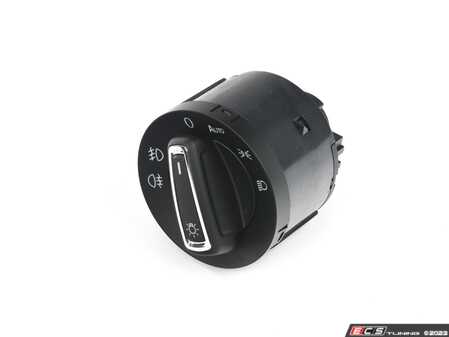 ES#3579582 - 5G0941431BD - Automatic European Headlight Switch - Chrome Trim - Adds parking lights with front fogs as well as rear fog option - Vemo - Volkswagen